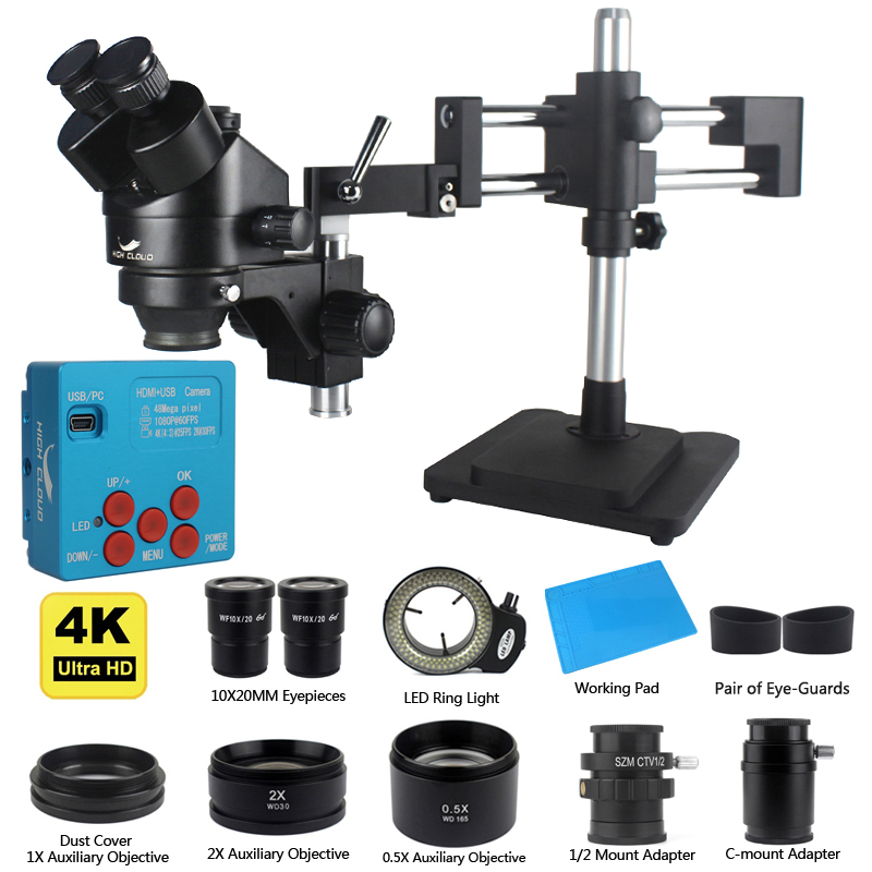 Simul-Focal Industrial Microscope 4K Hdmi - 4K 48MP HDMI USB كاميرا صناعية