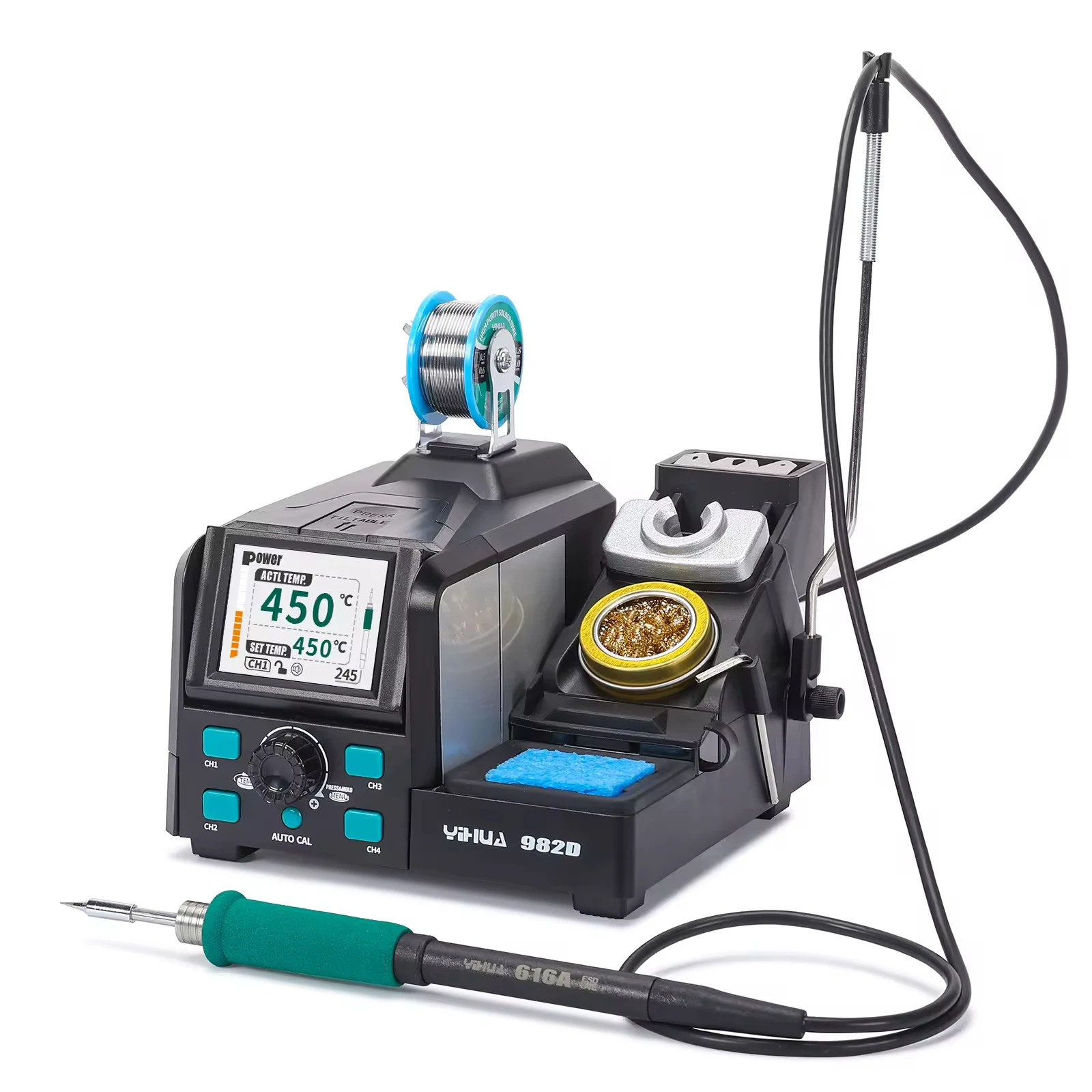 C210 Precision Soldering Station - محطة لحام رقمية سريعة التسخين 982D،