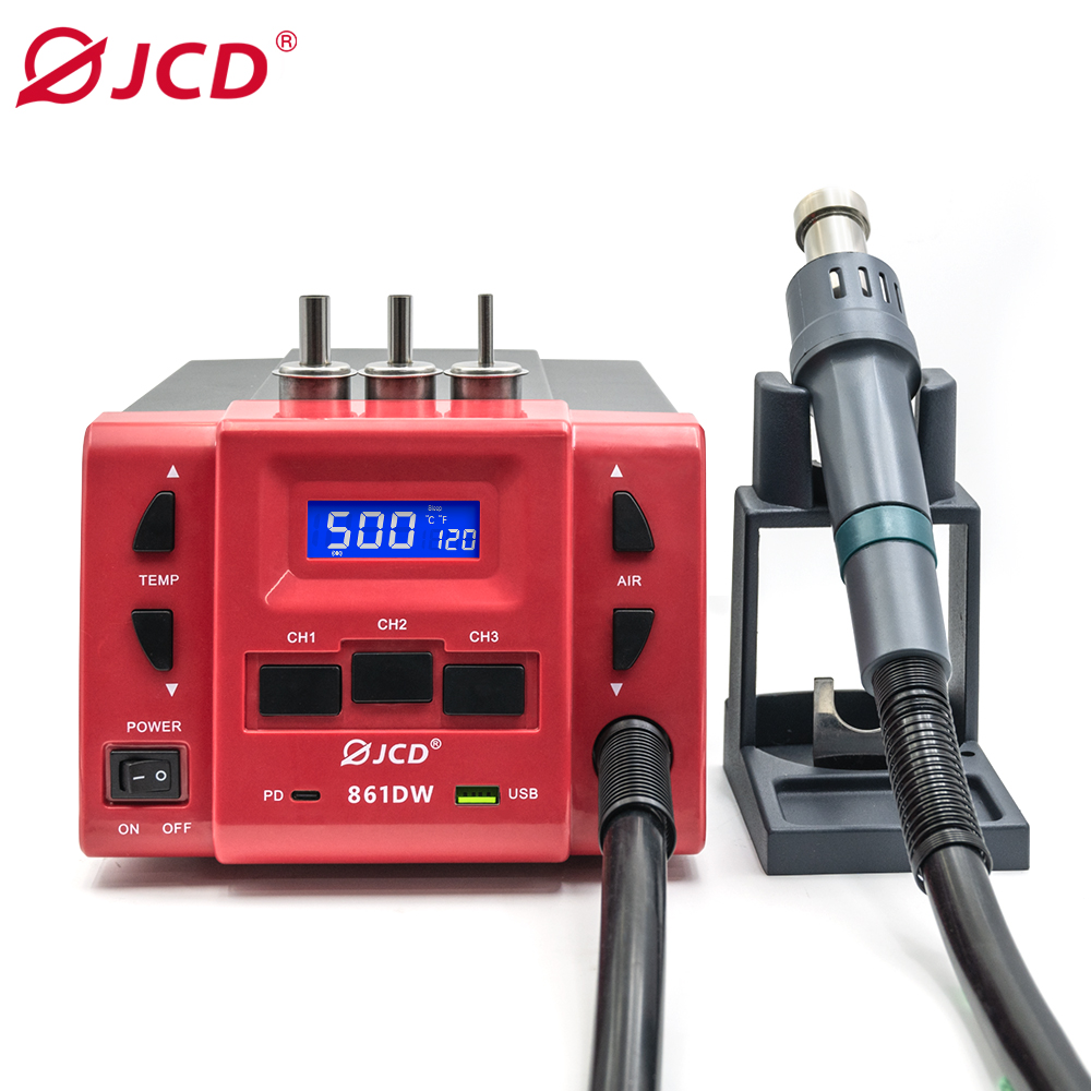 Hot Air Rework Station 861Dw - JCD 861DW مسدس هواء ساخن 1000