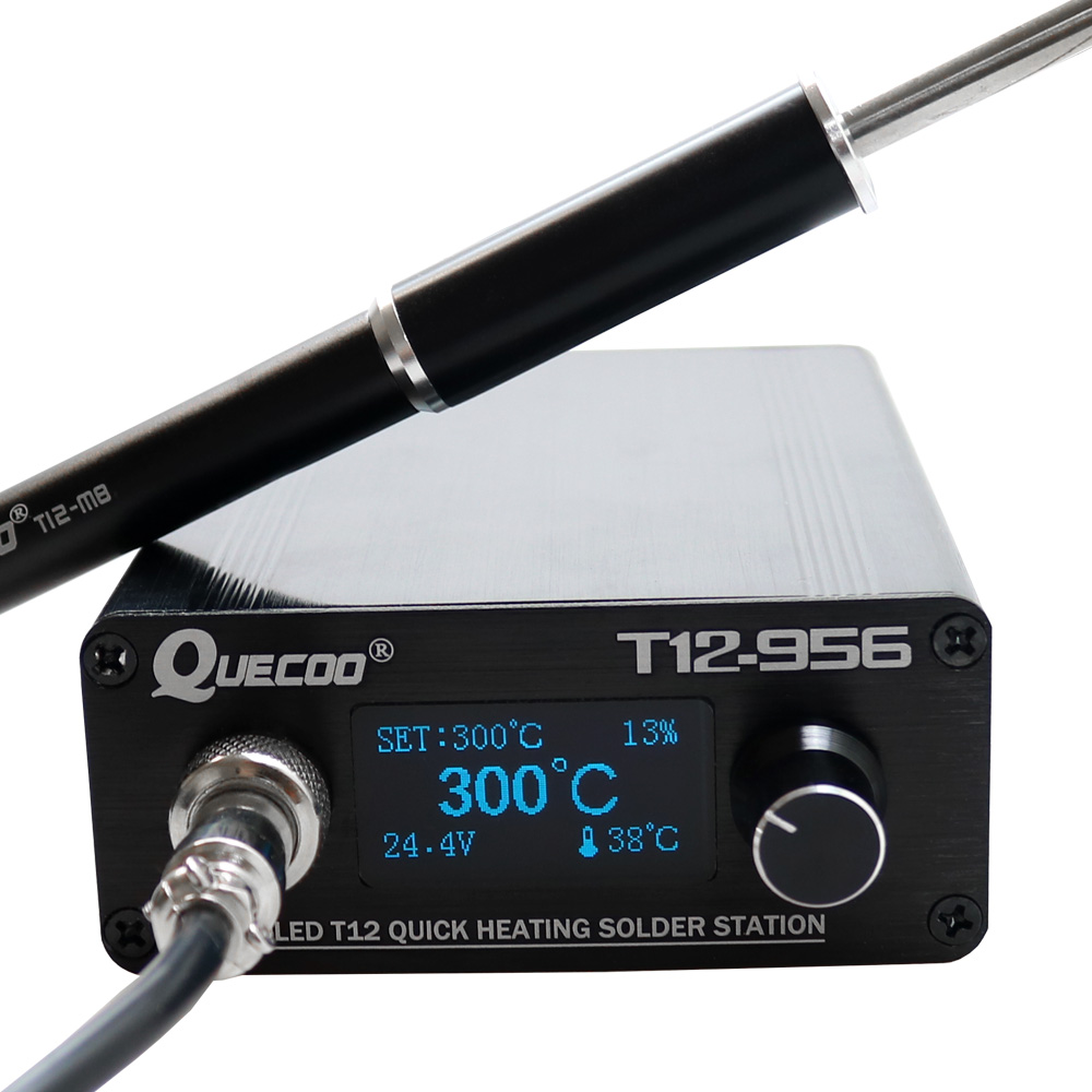 T12 Soldering Station Oled - QUECOO T12-956 محطة لحام رقمية مكواة