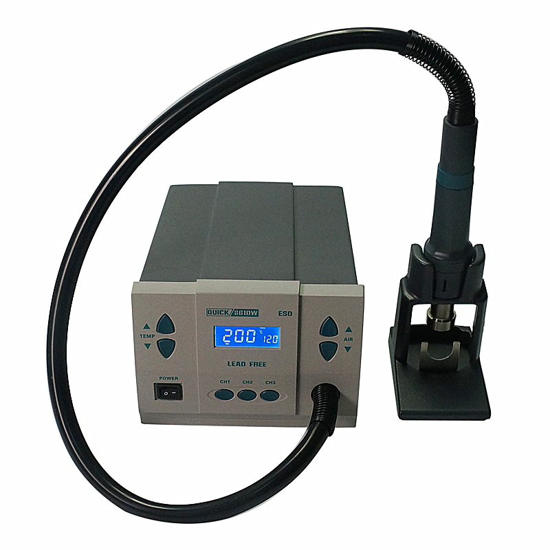 محطة لحام QUICK Spot 861DW بال - مراجعة Hot Air Rework Station 861Dw وسعره