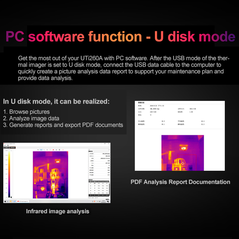 UNI-T UTI260B UTI260A كاميرا ا - مراجعة Thermal Imaging Camera Pcb Repair وسعره