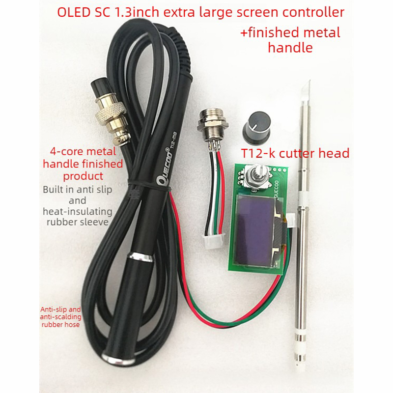لوحة تحكم لمحطة لحام DIY مع شا - مراجعة T12 Soldering Station Oled وسعره