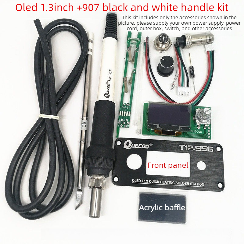 لوحة تحكم لمحطة لحام DIY مع شا - مراجعة T12 Soldering Station Oled وسعره