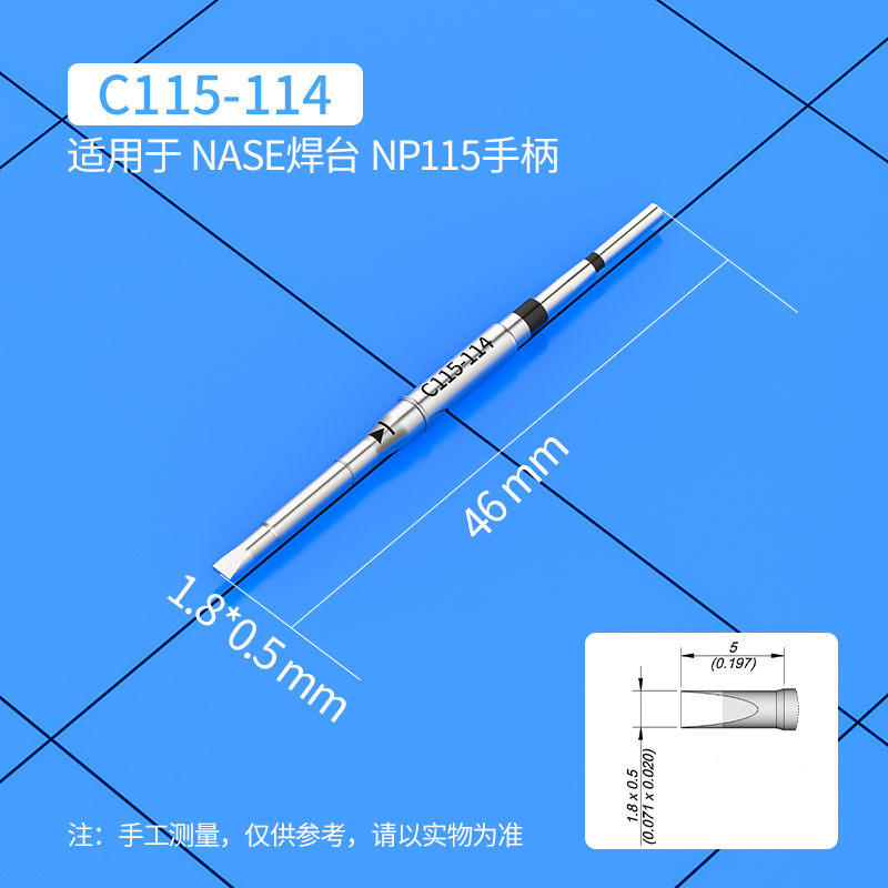 رؤوس مكواة اللحام C115-113 107 - مراجعة C115 Nano Soldering Iron Station وسعره