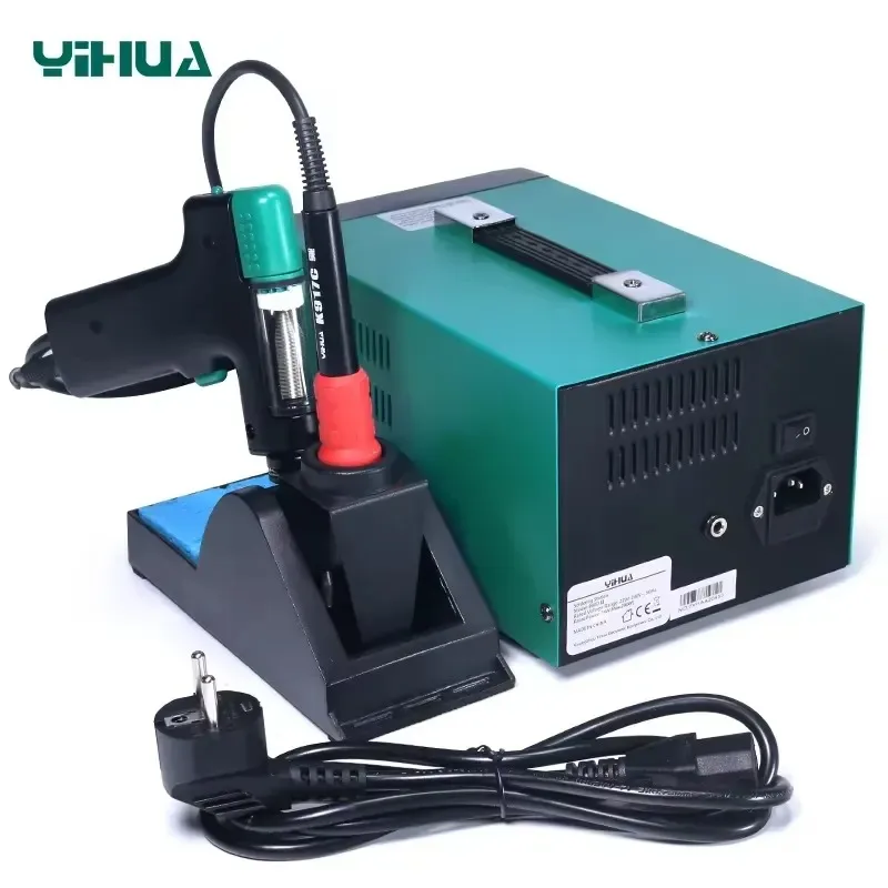 أحدث محطة لحام كهربائية بالشفط - مراجعة Desoldering Pump Electric Vacuum Station وسعره