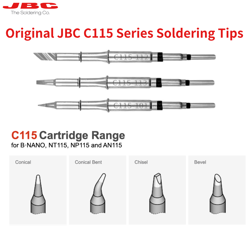 الأصلي JBC C115 خراطيش سبيكة ل - مراجعة C115 Nano Soldering Iron Station وسعره