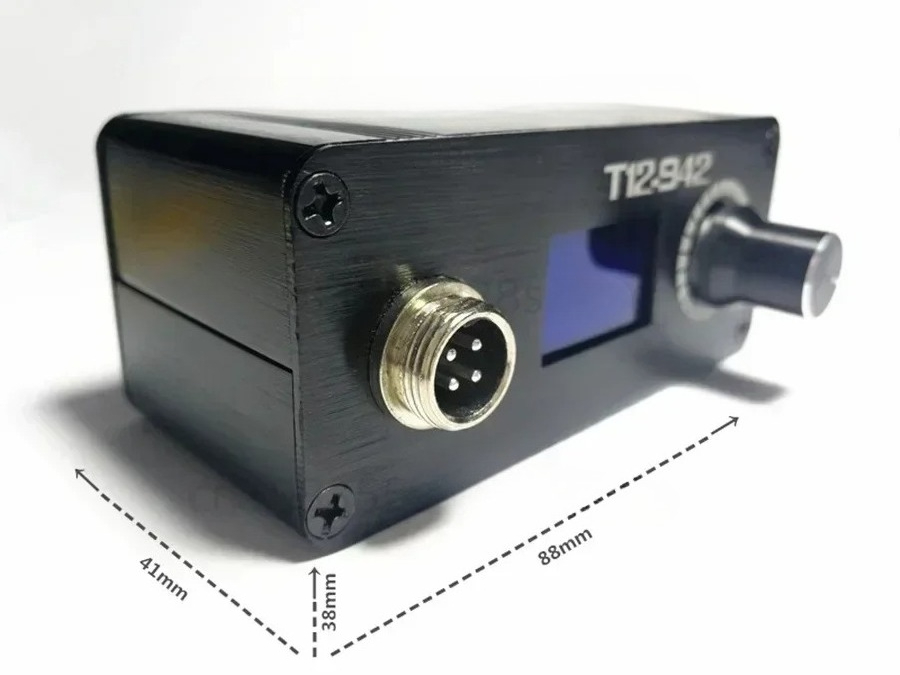 محطة لحام رقمية MINI T12 STC O - مراجعة T12 Soldering Station Oled وسعره
