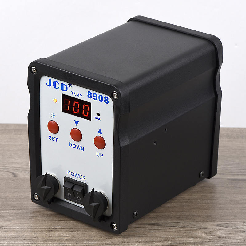 JCD-محطة لحام مع بندقية الهواء - مراجعة 2 In 1 Soldering Rework Station 750W وسعره