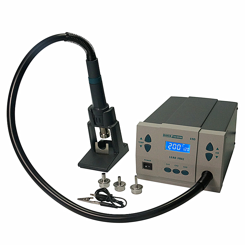 محطة لحام بالهواء الساخن QUICK - مراجعة Hot Air Rework Station 861Dw وسعره