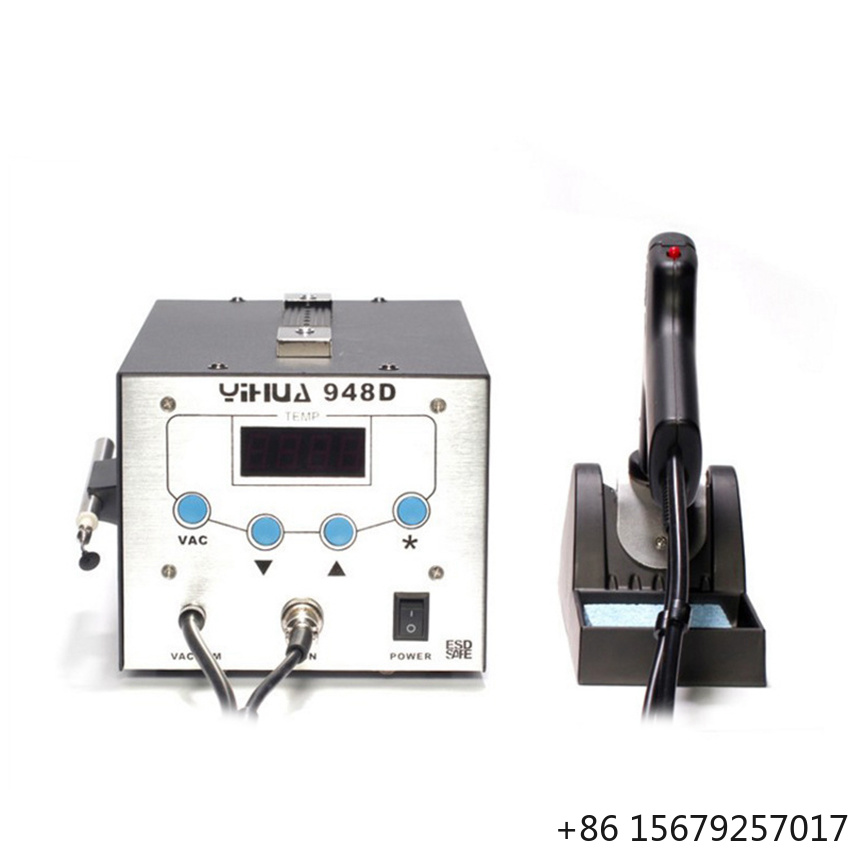 948D جهاز شفط لحام ذكي عالي ال - مراجعة Desoldering Pump Electric Vacuum Station وسعره