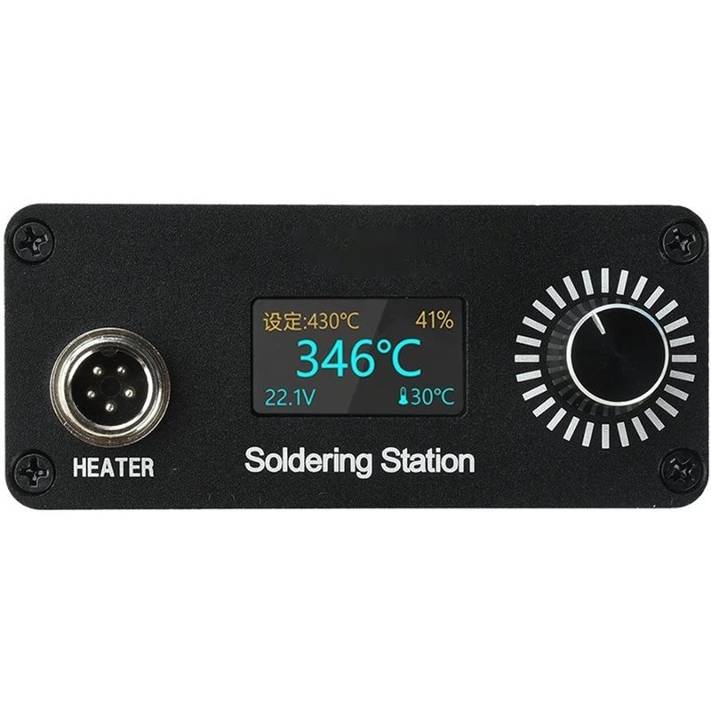 محطة لحام محمولة B23B T12 للإص - مراجعة T12 Soldering Station Oled وسعره