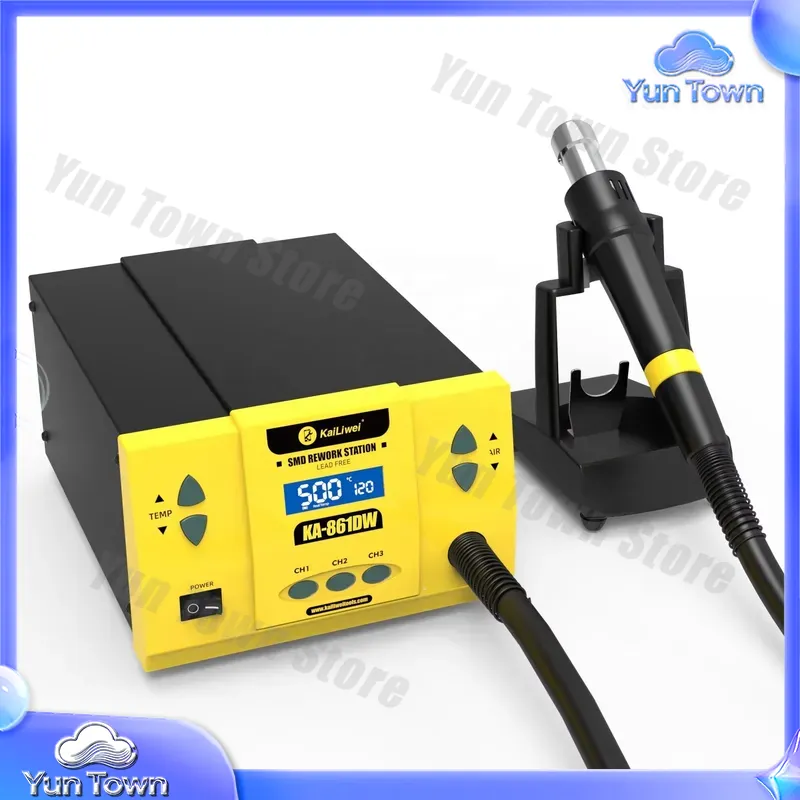 محطة إعادة عمل بالهواء الساخن  - مراجعة Hot Air Rework Station 861Dw وسعره