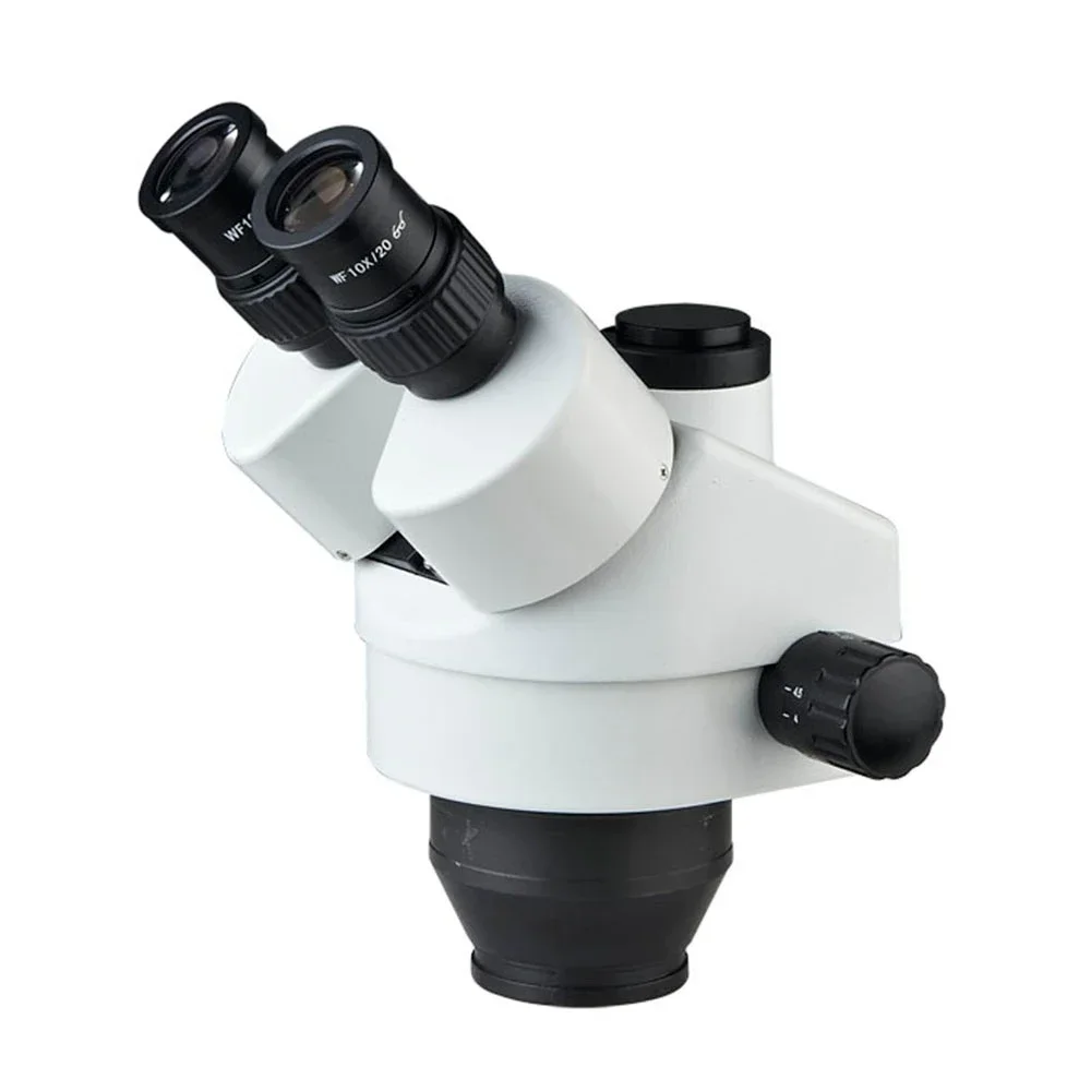 2026/مجهر ستريو ثلاثي العدسات  - مراجعة Trinocular Stereo Microscope 7X-45X وسعره