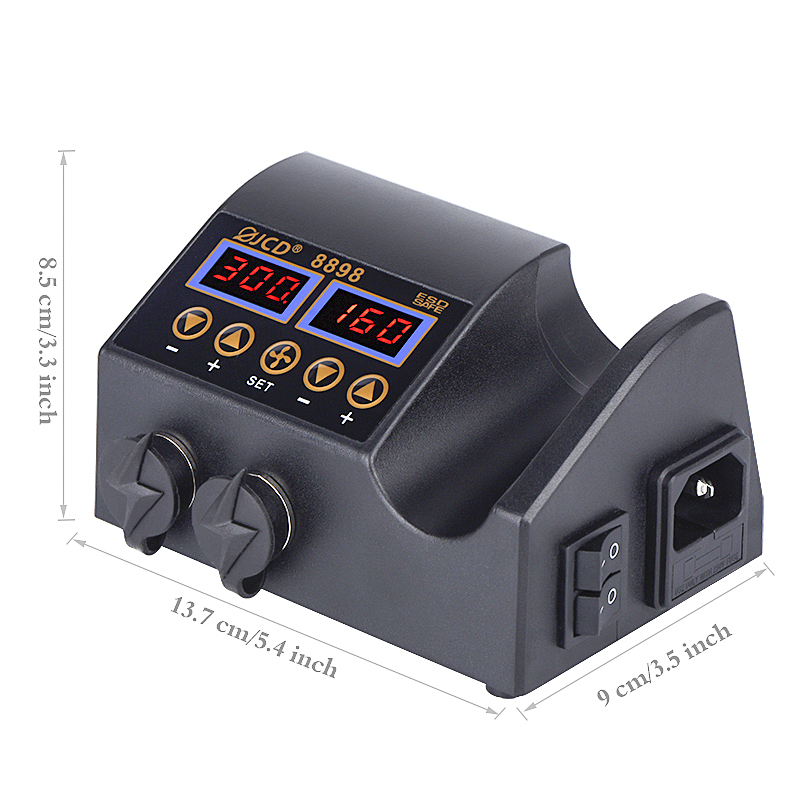 جهاز لحام رقمي JCD 8898‑16 بقو - مراجعة 2 In 1 Soldering Rework Station 750W وسعره