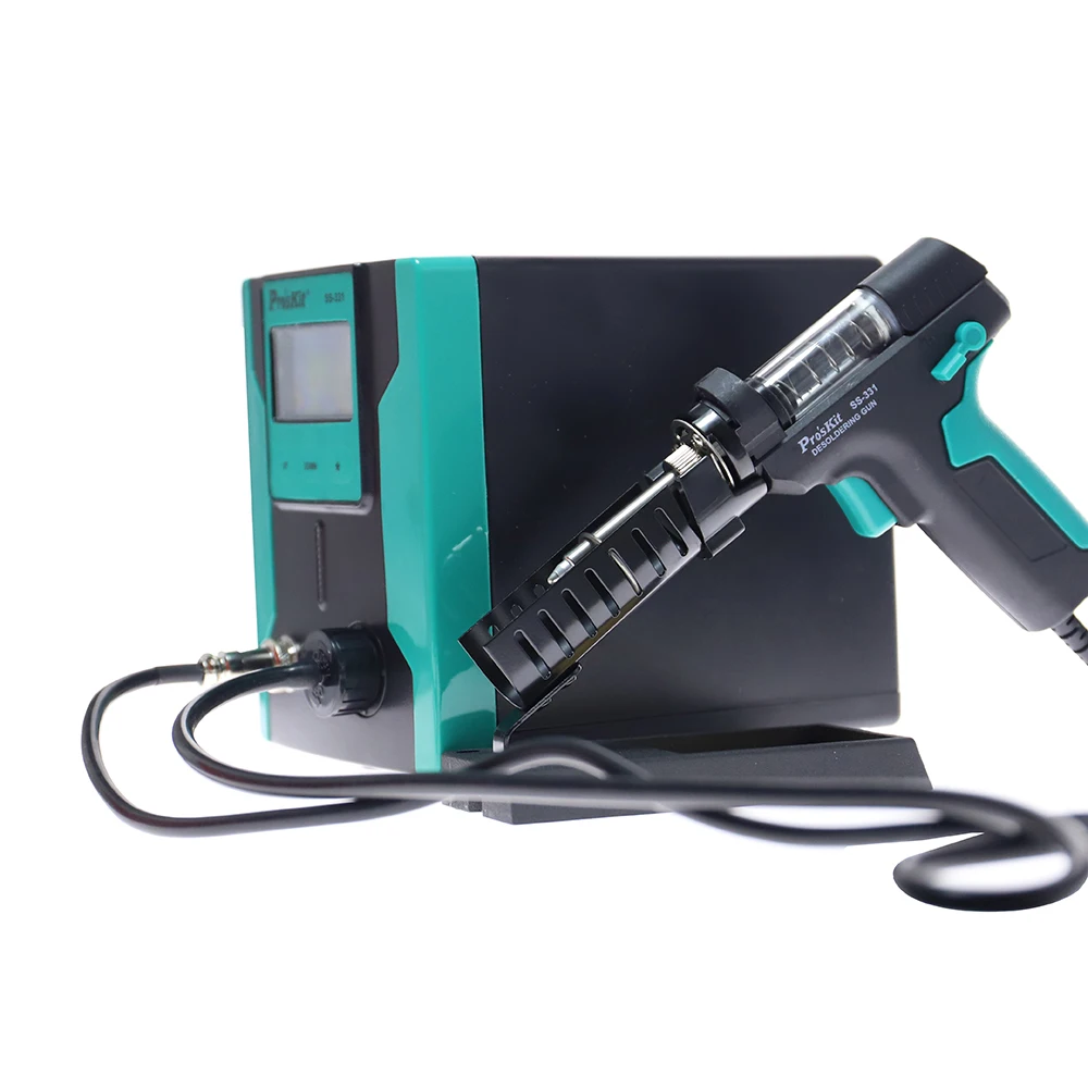 محطة لحام كهربائية رقمية LCD ط - مراجعة Desoldering Pump Electric Vacuum Station وسعره