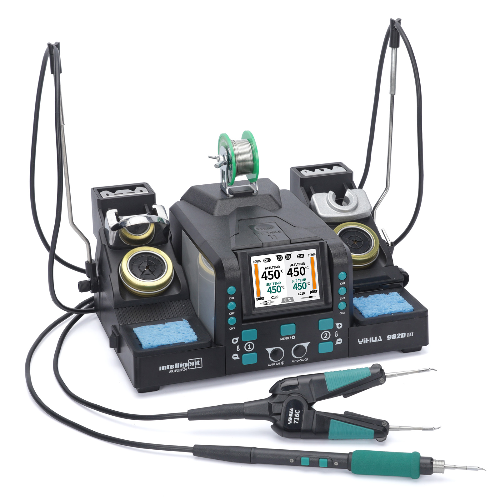 محطة لحام دقيقة YIHUA 982D-III - مراجعة C210 Precision Soldering Station وسعره