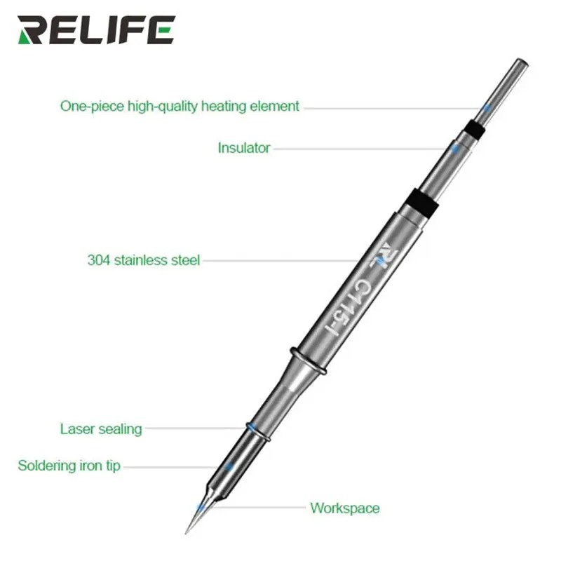 RELIFE C115-K/I/IS نانو المستو - مراجعة C115 Nano Soldering Iron Station وسعره