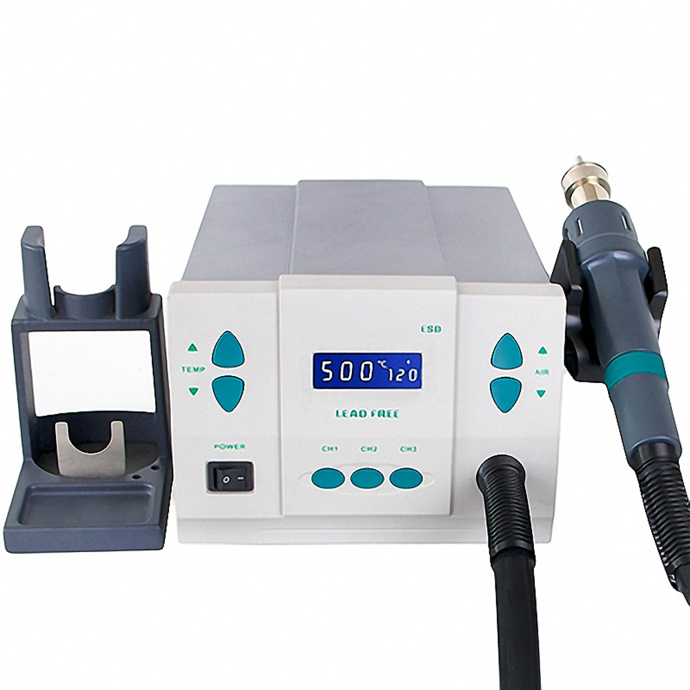 محطات لحام 1000 واط/1300 واط 8 - مراجعة Hot Air Rework Station 861Dw وسعره