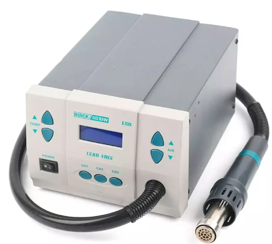 محطة إعادة عمل بالهواء الساخن  - مراجعة Hot Air Rework Station 861Dw وسعره