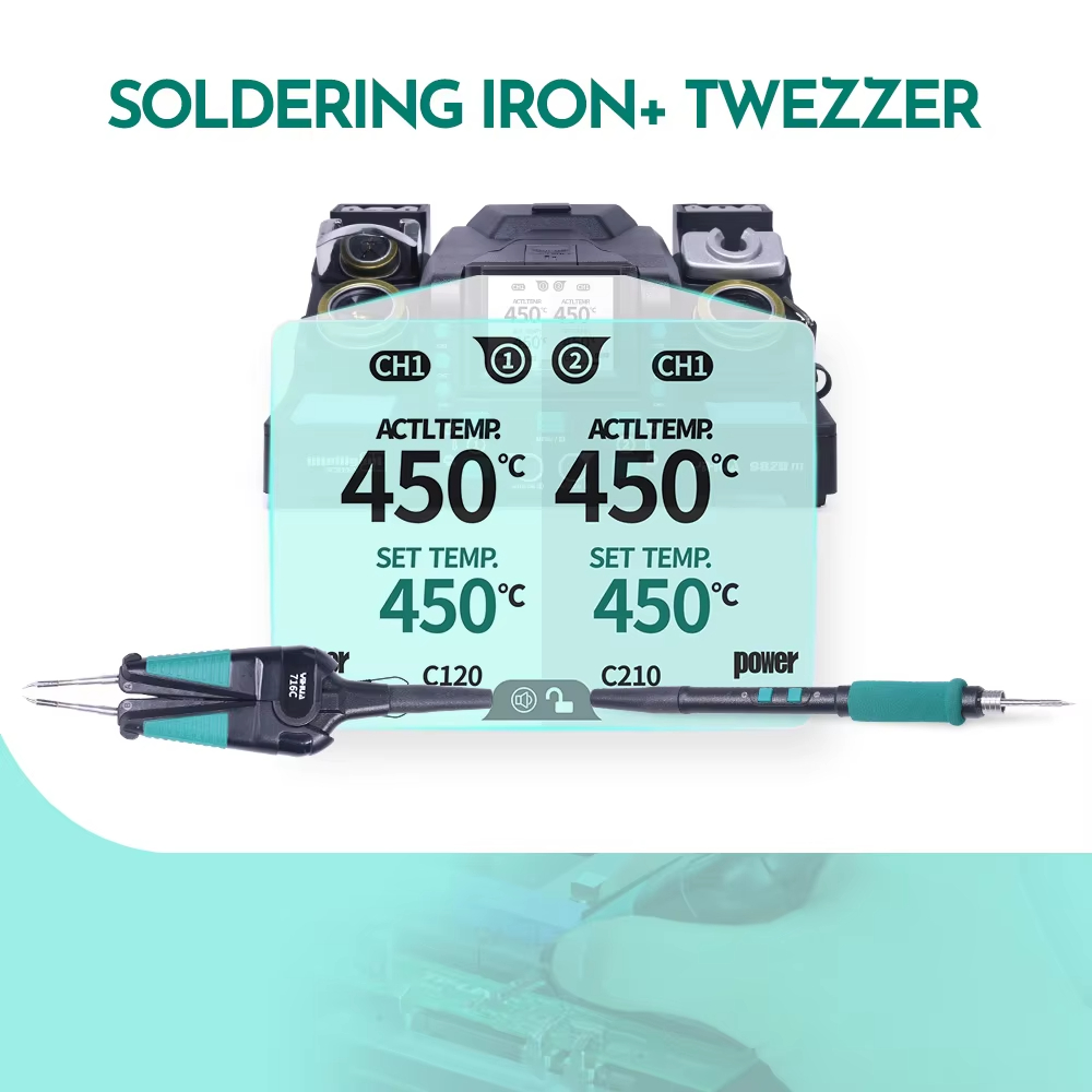 لمحطة إعادة صياغة المكونات الص - مراجعة C210 Precision Soldering Station وسعره