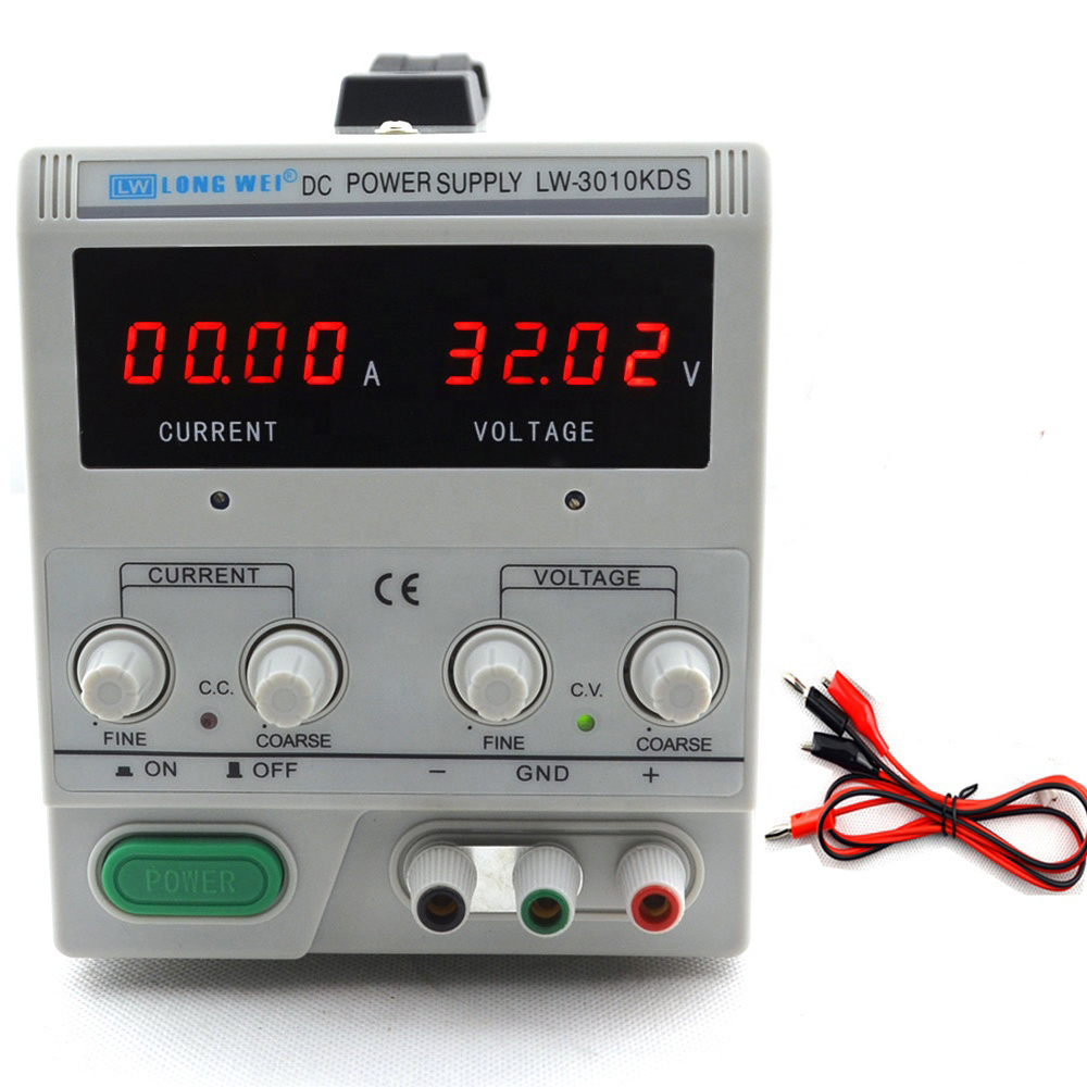 عالية الدقة 4 أرقام تيار مستمر - مراجعة High Precision Dc Power Supply 30V 10A وسعره