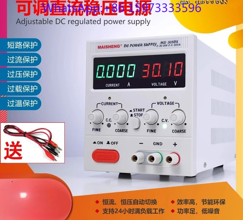 1 قطعة مزود طاقة تيار مستمر قا - مراجعة High Precision Dc Power Supply 30V 10A وسعره