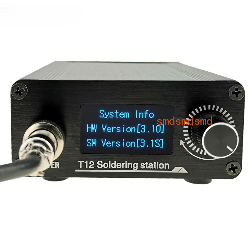 محطة لحام STM32 V3.1S T12 مع ش - مراجعة T12 Soldering Station Oled وسعره