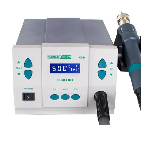مسدس حراري أصلي 1000 واط 861DW - مراجعة Hot Air Rework Station 861Dw وسعره